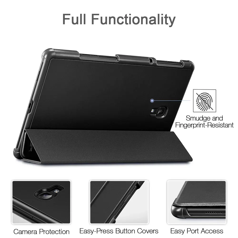 ESR чехол для samsung Galaxy Tab A 10," ультра-тонкий легкий смарт-чехол с трехстворчатой подставкой для samsung Galaxy Tab A 10,5