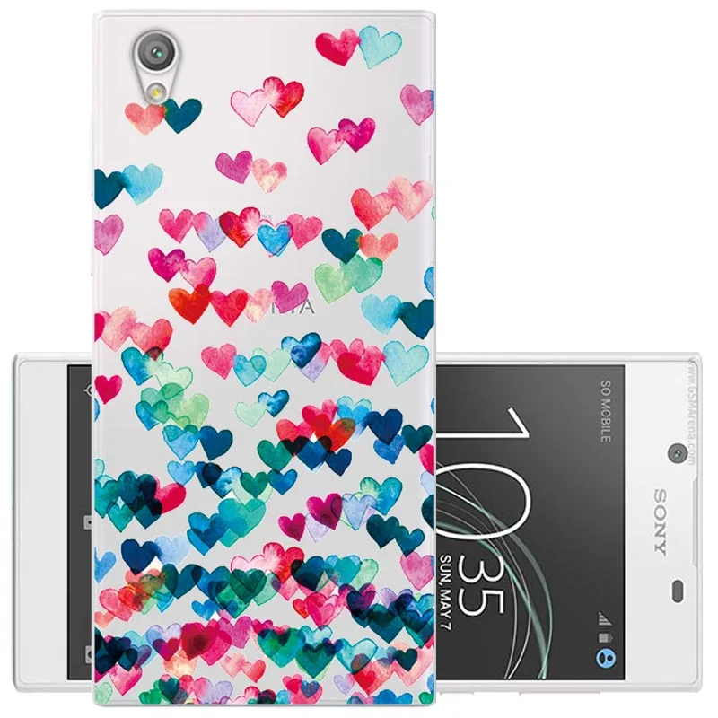ТПУ для sony Xperia L1 чехол s Прекрасный окрашенный ТПУ Мягкий силиконовый чехол для sony L1 чехол Чехол Funda для sony L1 G3311 G3312 G3313