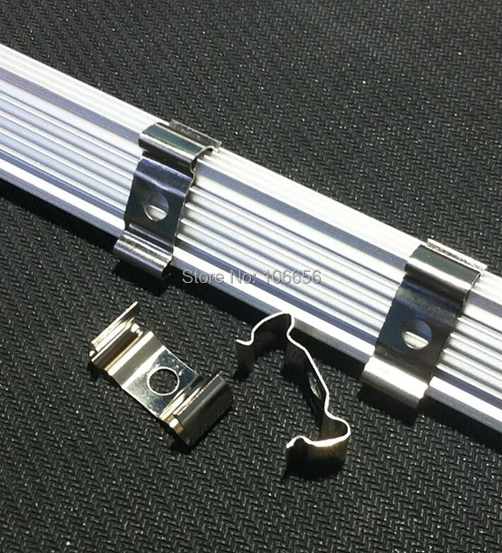 Алюминиевого профиля u жесткие светодиодные полосы средние клипы Bridge 500 шт./лот|led