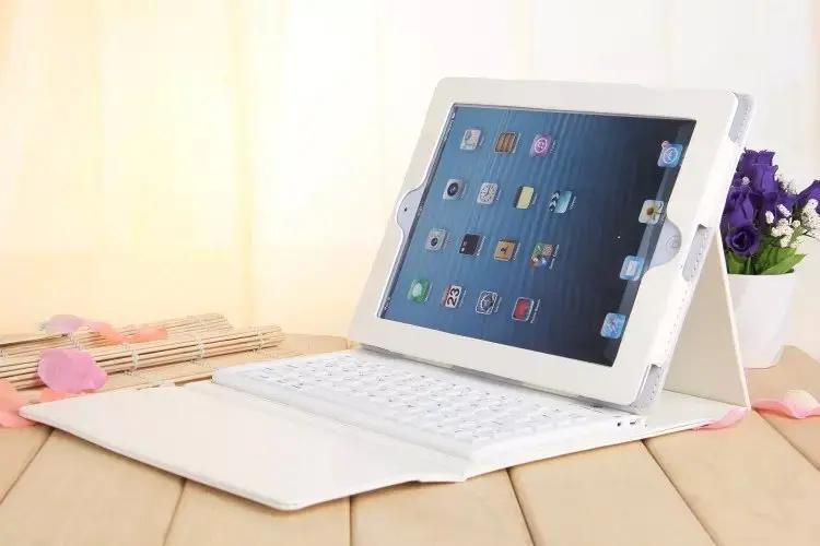Силиконовый беспроводной чехол для клавиатуры с Bluetooth iPad Air 2 6 чехол-книжка из