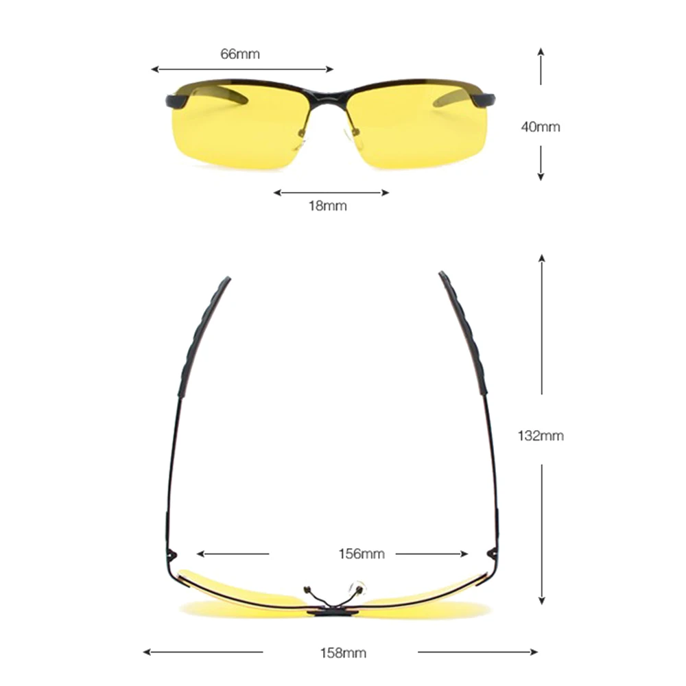 DJSona Авто Солнцезащитные очки Мужские поляризационные поляризованные