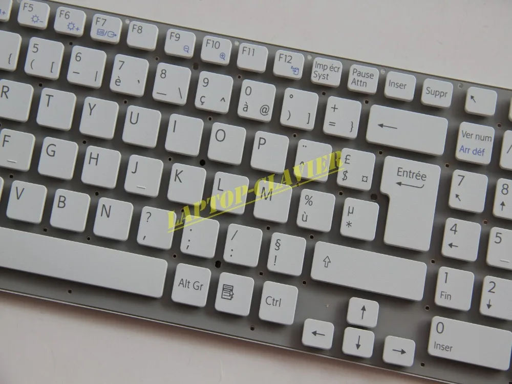Белый AZERTY для Sony Vaio VPCEB4J1E / WI VPCEB4J1R BQ VPCEB4L1E T клавир французской клавиатуры |