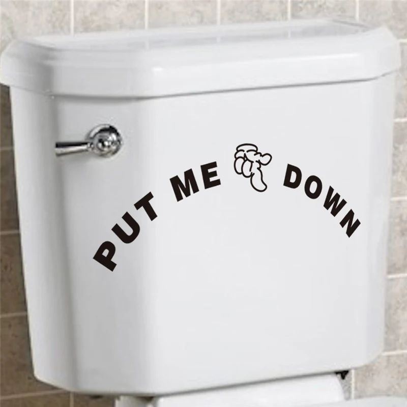 Бесплатная доставка наклейки на унитаз домашний декор|toilet sticker|wall decalsstickers home decor |