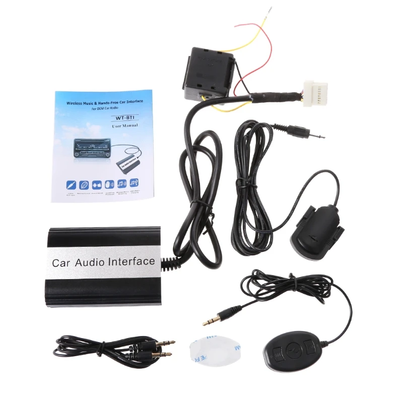 1 компл. Автомобильный Bluetooth гарнитура MP3 музыка USB AUX адаптер Интерфейс для Nissan