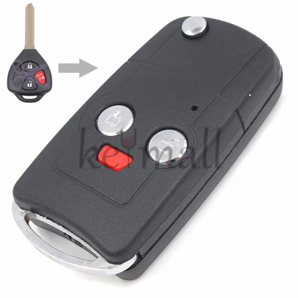 Брелок KEYECU для Toyota Camry Avalon RAV4 Matrix Venza Yaris Corolla 4runner|fob|fob casefob key |