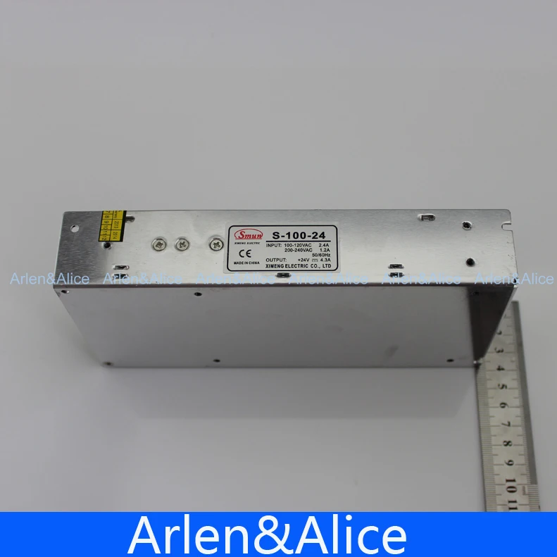 Импульсный источник питания с одним выходом для светодиодной ленты 100 Вт 24 В а|power