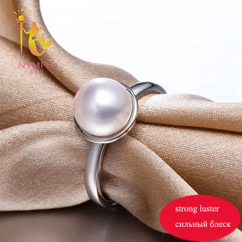 Женское жемчужное кольцо NYMPH из натурального белого жемчуга для вечеринок|ring