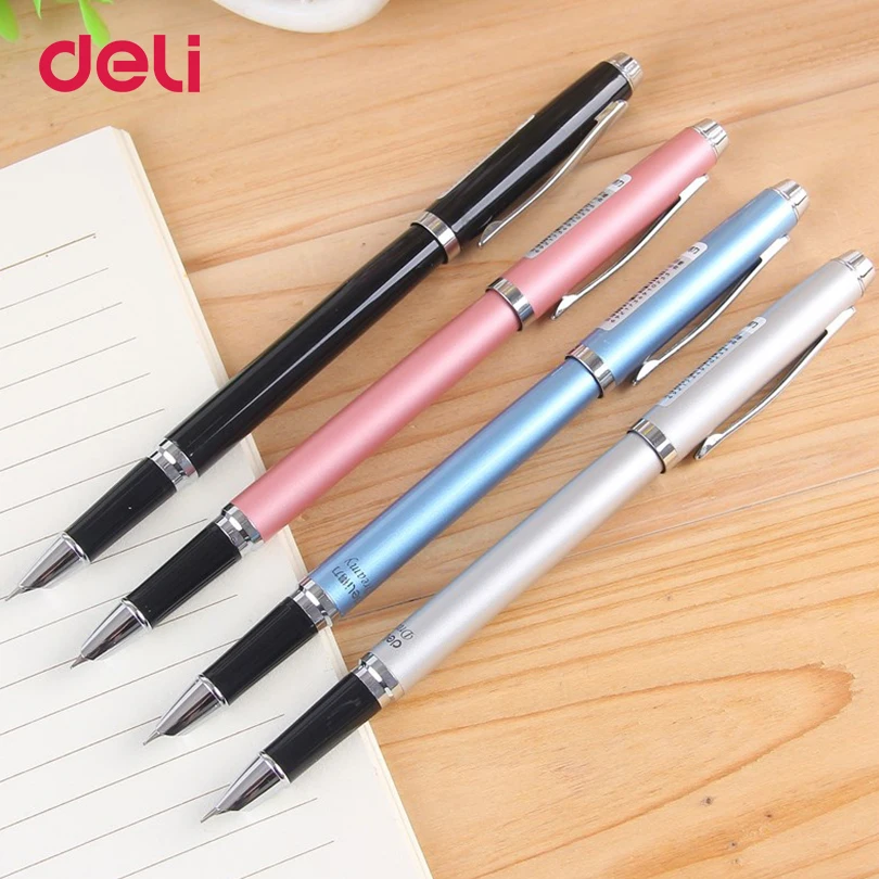 Ручка перьевая Deli 0 38 мм школьные и офисные принадлежности|fountain pen 0.38mm|fountain penink