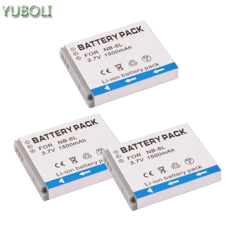 Акумуляторная батарея NB-6L NB-6LH NB 6L NB6LH NB 6LH NB6L Батарея пакет для Canon IXUS 85 см, 95 см-SX275 SX280 SX510 PowerShot D10 S90 SD1200 200