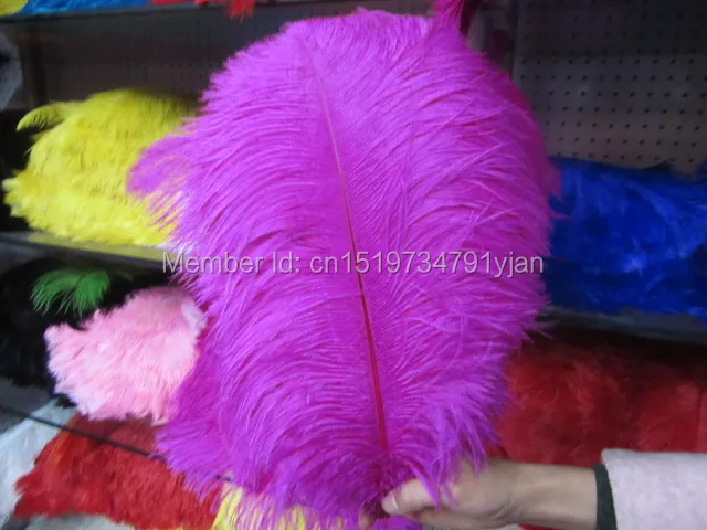 Бесплатная доставка! Оптовая продажа 10 шт. натуральные страусиные перья 35 40