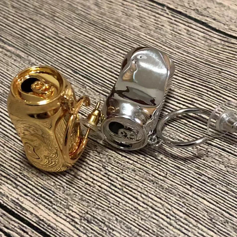 Хип хоп pull can Zipper top золотые серьги кольца для женщин забавные 2019 kupe kolczyki