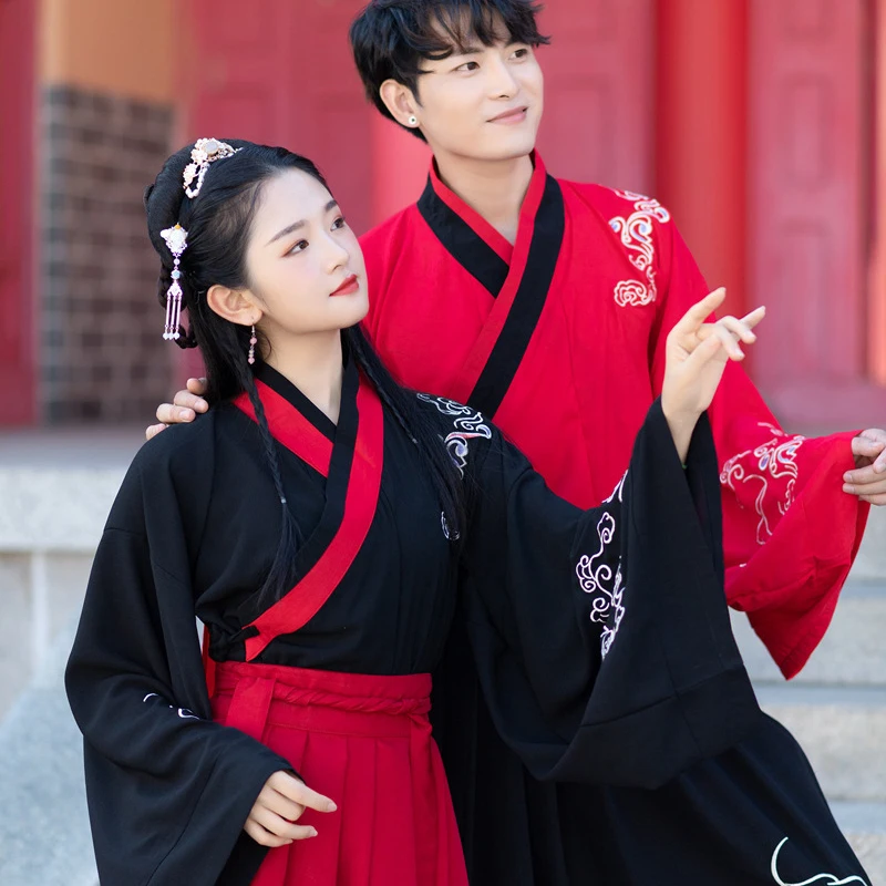 Женский китайский костюм hanfu китайские танцевальные костюмы ханьфу мужское