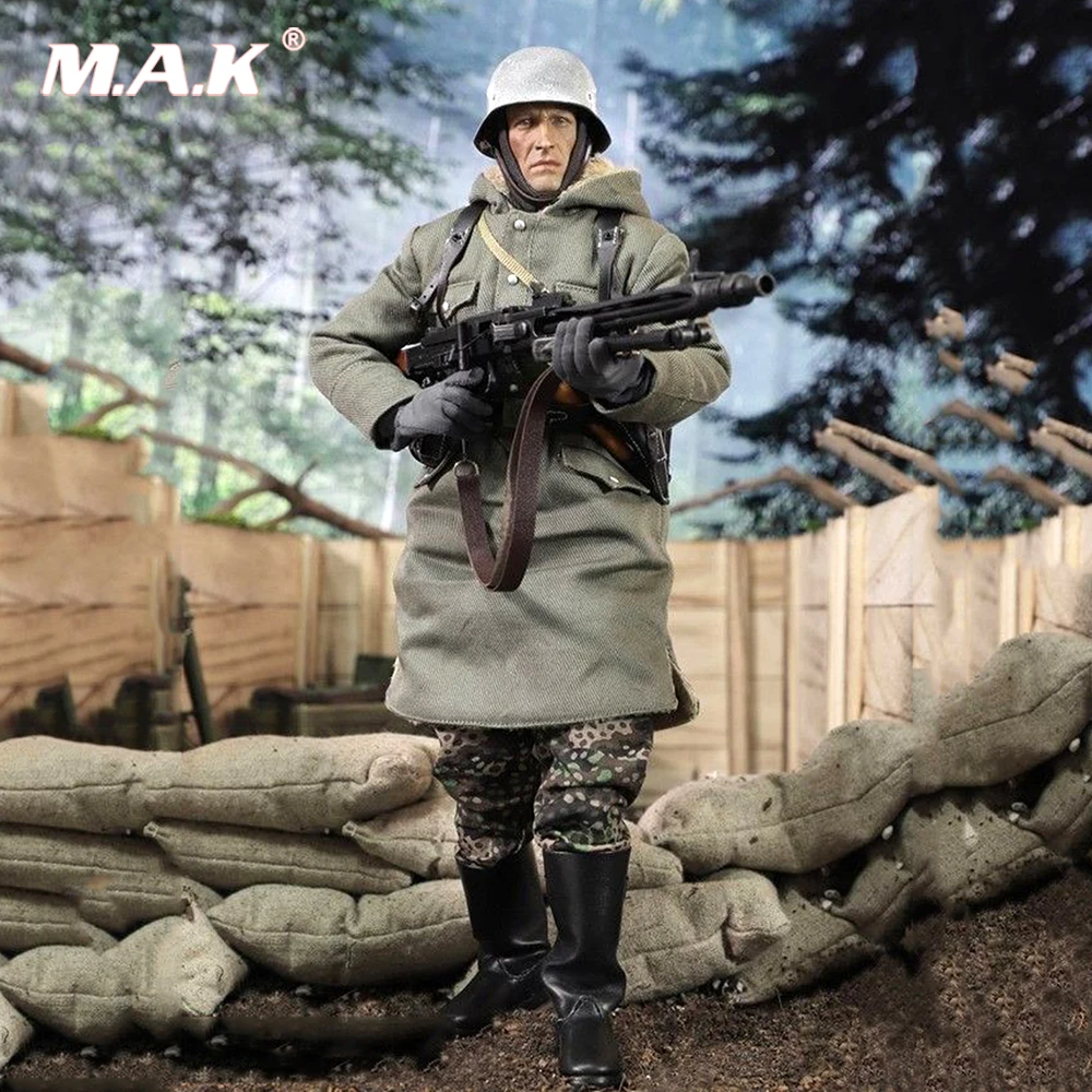 Коллекция 1/6 WWII SS-PANZER-DIYISION DAS eich MG42 Guner фигурка для показа для куклы модель игрушки полный набор с фигурой тела