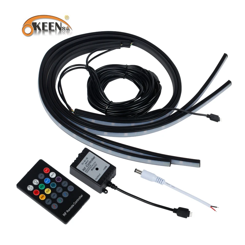 OKEEN 4 шт. Водонепроницаемый RGB 5050 RF пульт дистанционного управления Управление