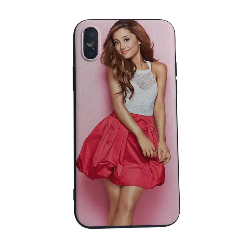 Мягкий резиновый чехол для телефона MaiYaCa Cat Ar Ariana Grande из ТПУ iphone 6s X 8 8plus 7 7plus 6plus 5S SE