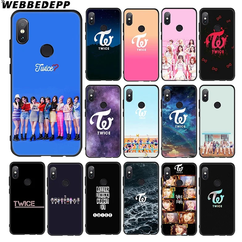 Мягкий чехол WEBBEDEPP Twice K Pop для Xiaomi 9 8 SE 6 A1 A2 Lite MIA1 MIA2 MI8 MI6 MAX 3 POCOPHONE F1 |
