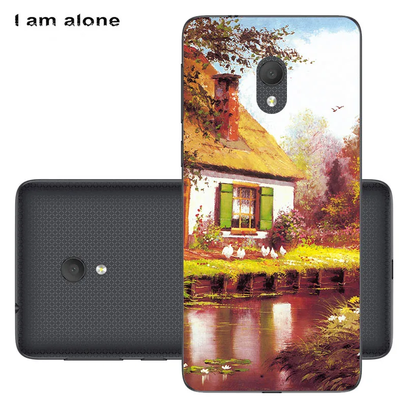Сумки для телефона I am alone Alcatel 1C (2019) 5003D 4 96 дюйма мягкие чехлы из ТПУ с модным