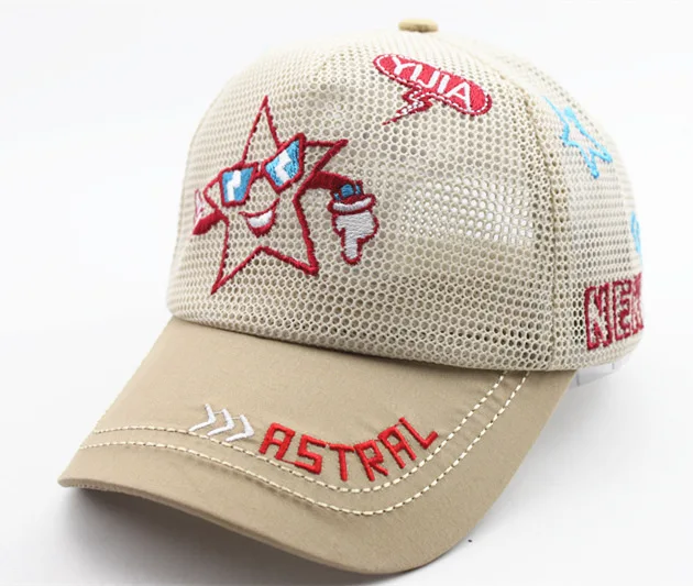 New Summer Children Boys&ampGirls Cartoon Snapback Adjustable Kid Baseball Cap Hip-Hop Hat Outdoor Mesh Sun | Аксессуары для