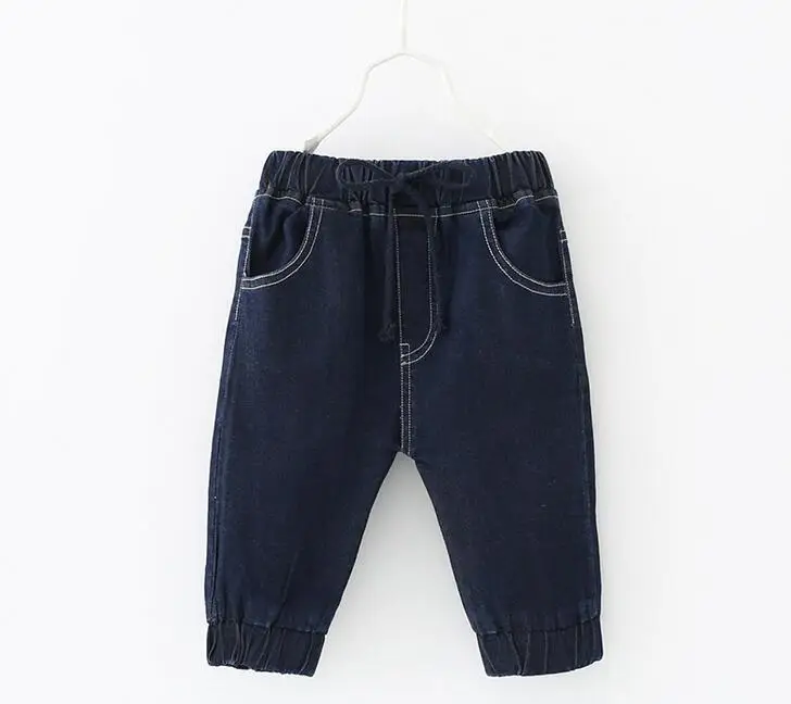 Детские летние шорты темно синие джинсовые с эластичным поясом|pants boy jeans|jeans boys