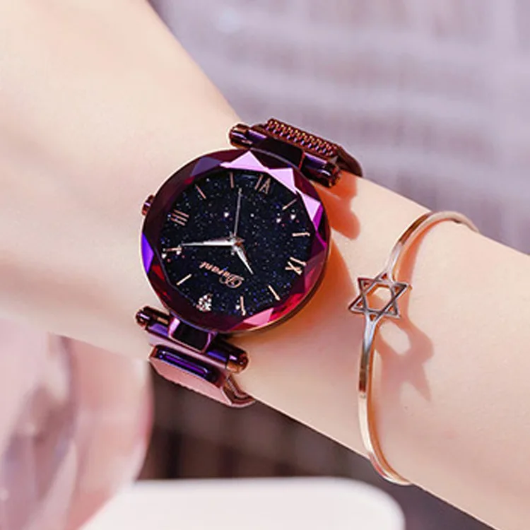 2020 новые знаменитые розовые золотые сетчатые магнитные звездное небо Кварцевые