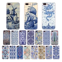 ceramic decorative pattern design soft silicone cover for iphone coque 7 8 6s 6 plus x xs xr max 5 5s se tpu mobile phone case