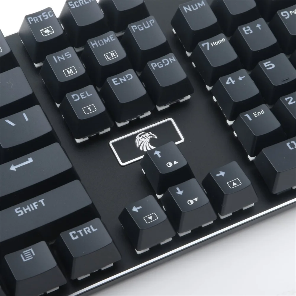 Механическая игровая клавиатура RGB программируемая подсветка синий