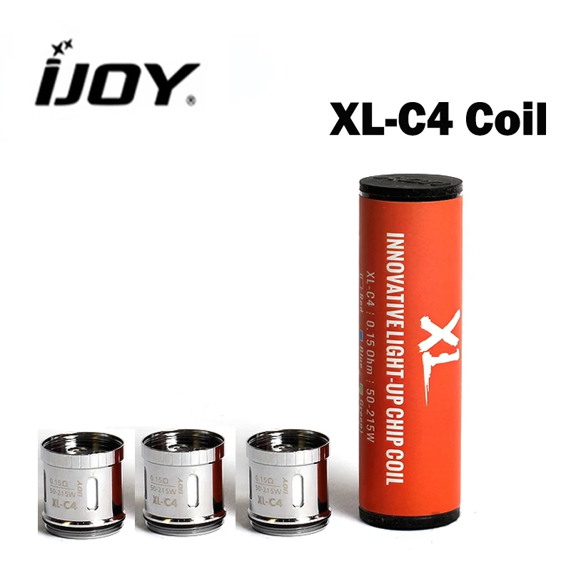 3 шт. оригинальный IJOY XL C4 Головка Катушки 0.15ohm 215W светильник вверх чип катушка для