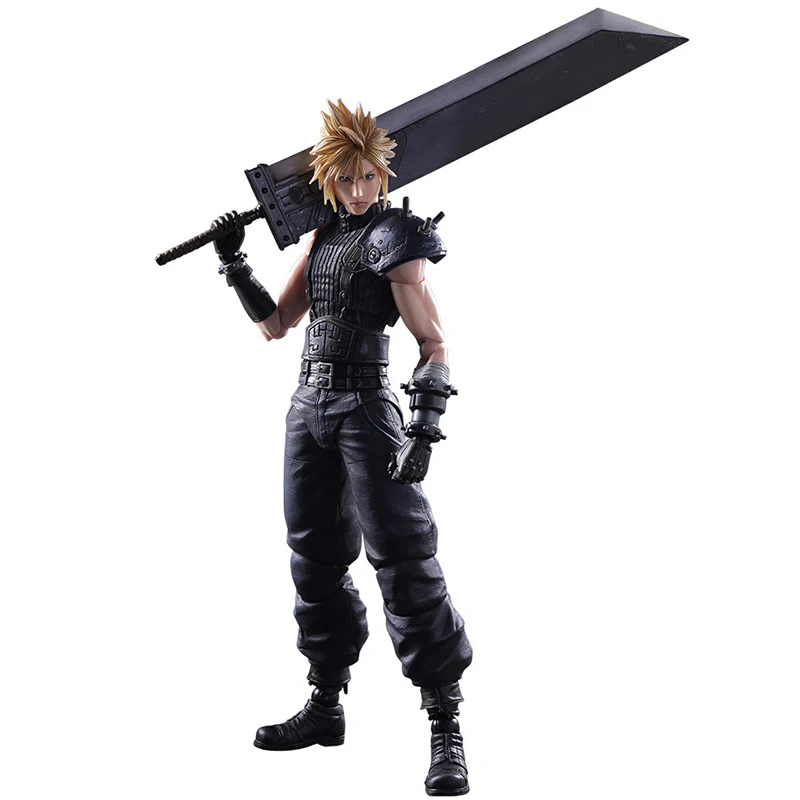 26 см Final Fantasy VII 7 Вариант № 1 фигурка Cloud Strife переменная облачная полоса ПВХ игрушка