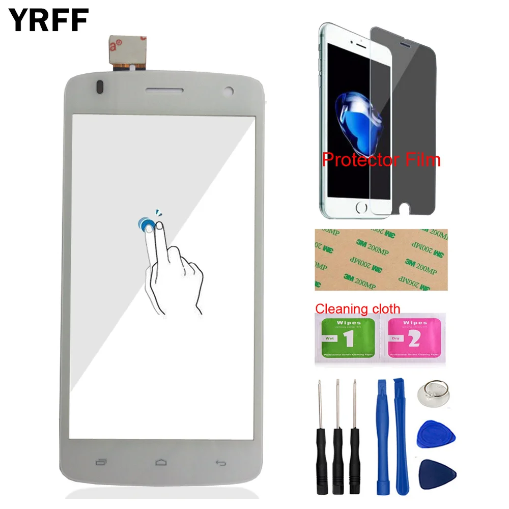 Защитное стекло дигитайзер для Fly IQ 4503 Quad ERA Life 6 IQ4503|touch screen digitizer|screen digitizerfront glass |