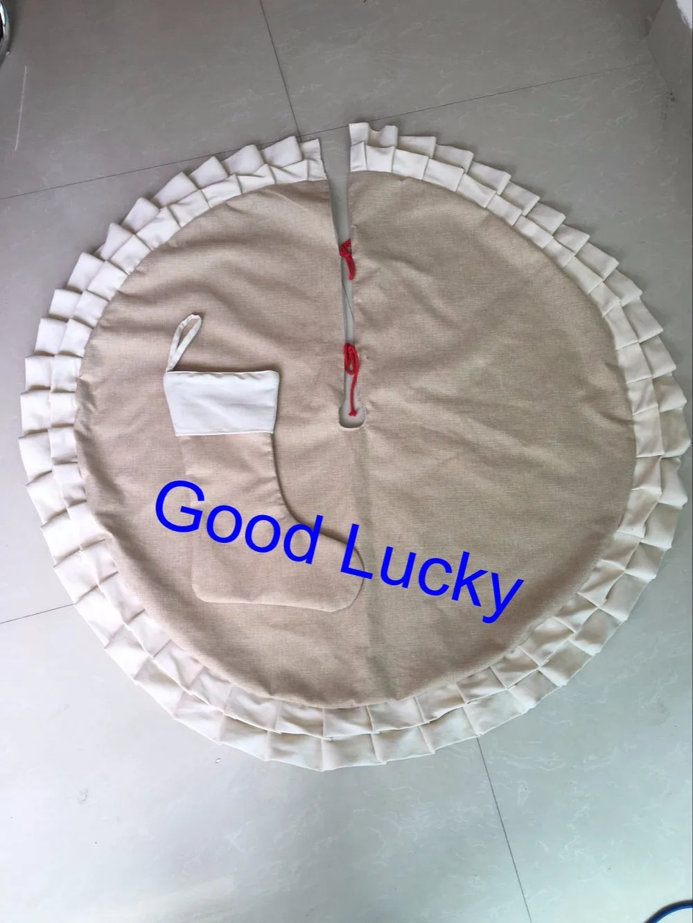 5 шт./лот бесплатная доставка хорошее качество юбка для рождественской елки из