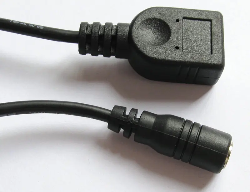 1 шт. прямая розетка USB A 2 0 на разъем питания постоянного тока 3 5x1 35 мм|female dc power