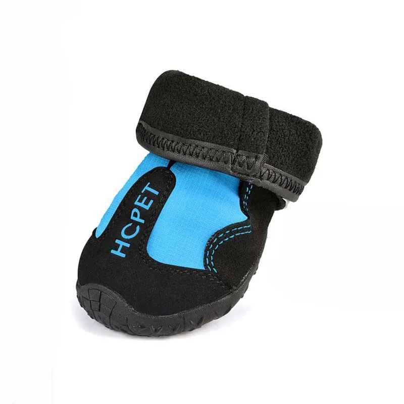 

New Pet Dog Shoes Anti-slip Waterproof Rain Boots for Large Medium Small Dogs Hook and Loop Fastener Outdoor Dog Sneakers 13