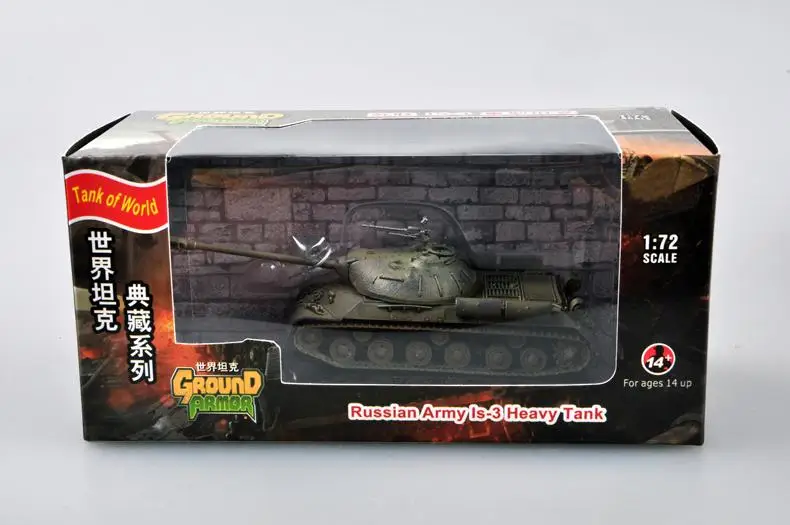 Русскоязычная версия IS-3 Сталин Танк Мира Ограниченная серия 1: 72 без литья под