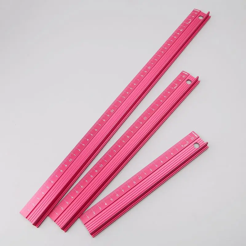 Professional Aluminum Alloy Straight Ruler Protective Scale Measuring Engineers Drawing Tool Rulers 20/30/45cm | Канцтовары для