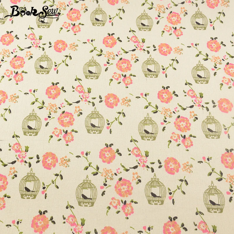 Booksew хлопок белье Ткань Текстиль для дома скатерти Подушка сумка Шторы ZAKKA