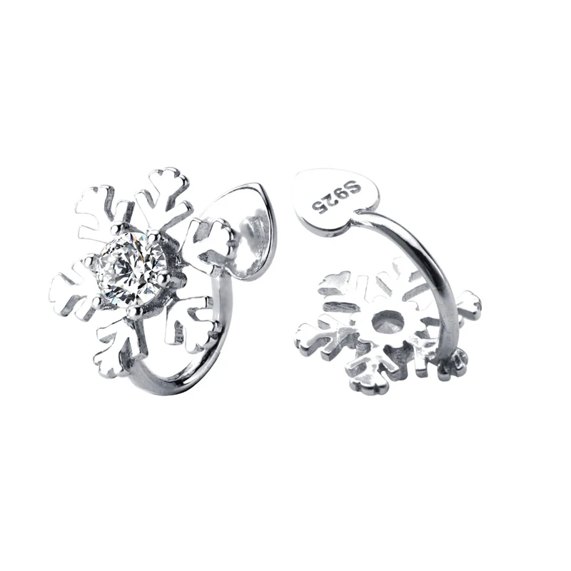 Женские серьги-манжеты MloveAcc Серебристые серьги в стиле пирсинга со 100%