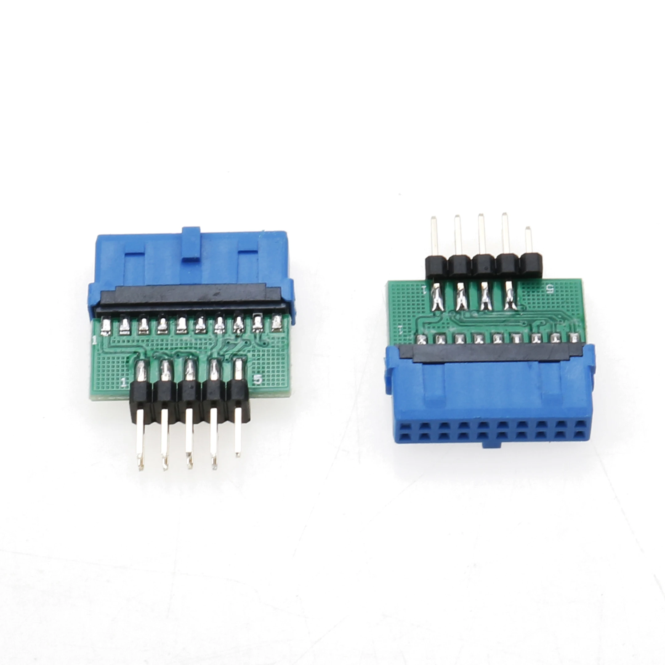 JCD 2 шт./лот USB3.0 19 PIN 20 контактный разъем для USB2.0 9 pin типа папа адаптер USB 3 0 19pin /20Pin 9PIN