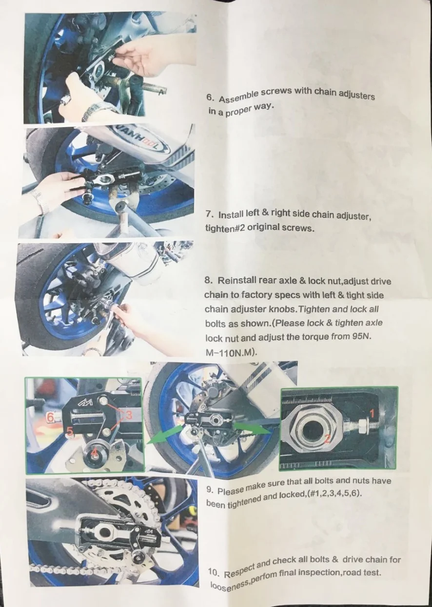 YZF R6 натяжитель цепи с ЧПУ Катена регулятор катушкой алюминиевый сплав для Yamaha 2006