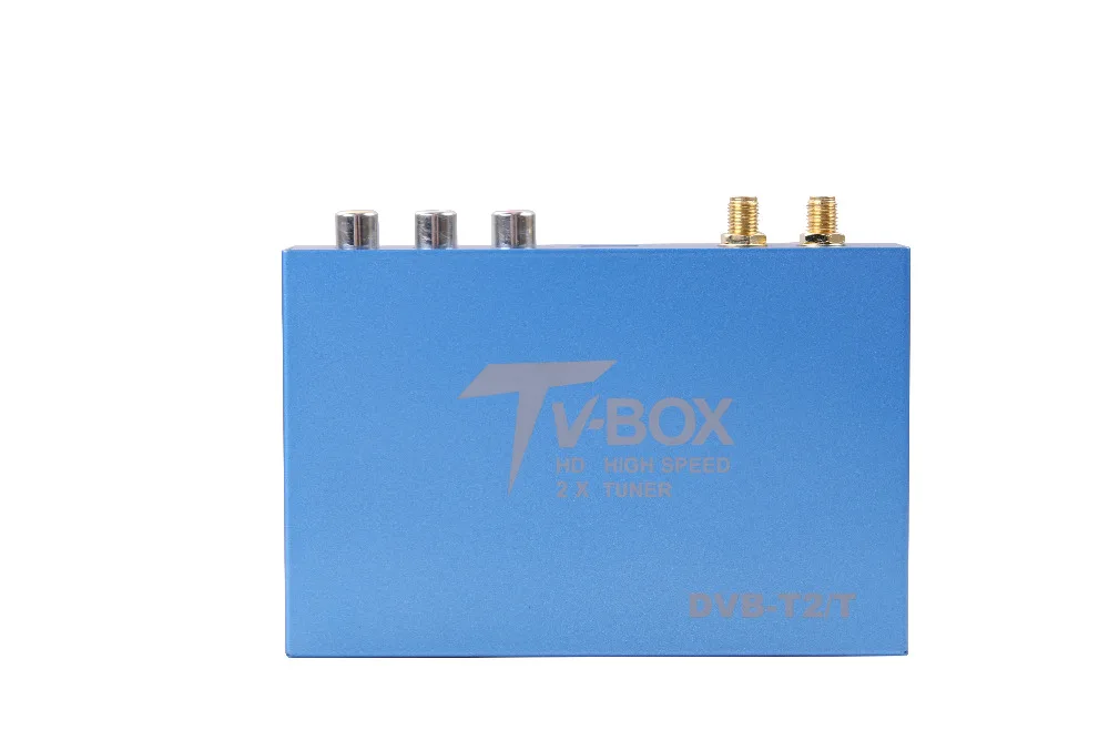 OZGQ 160 км/ч Двойные тюнеры H.265 DVB T2/T цифровой автомобильный тв тюнер коробка ТВ HD 1080P
