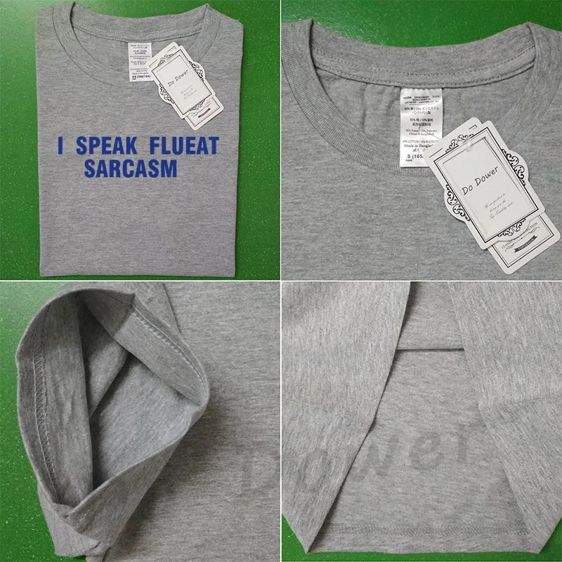 I SPEAK SARCASM футболка с буквенным принтом женские топы коротким рукавом и круглым