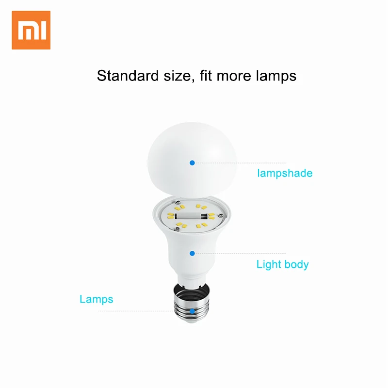 Xiao mi Цзя Smart белый E27 6 5 W 450lm светодио дный лампы свет APP Wi Fi Удаленная группа