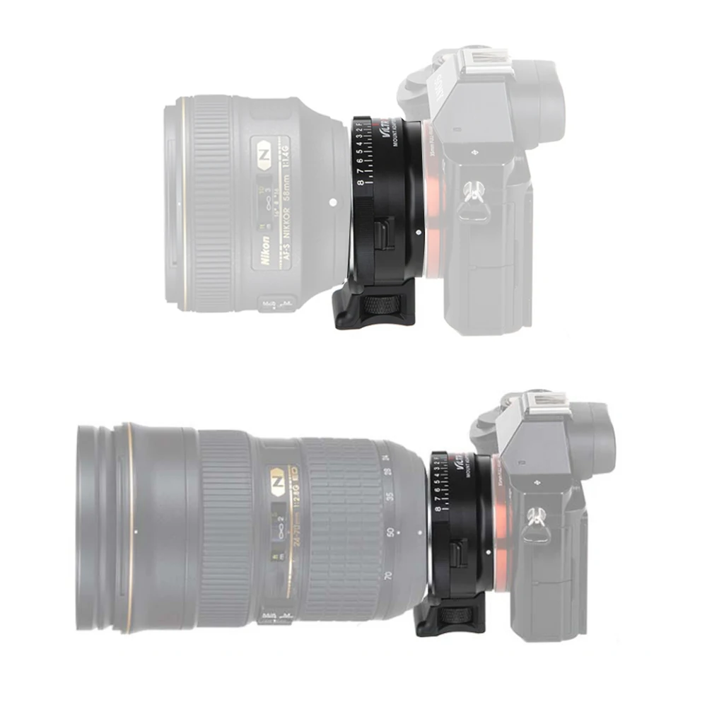 Адаптер для объектива Viltrox NF-NEX для Nikon F AF-S AI G объектив для sony E крепление для Nikon sony объектив адаптер кольцо штатив A7SII A7RII