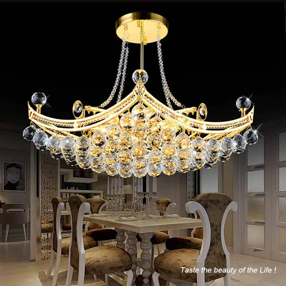 Европейская современная простая Хрустальная маленькая люстра светодиодный