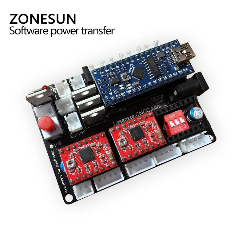 ZONESUN DIY настольный лазерный гравировальный станок маркировочная машина для