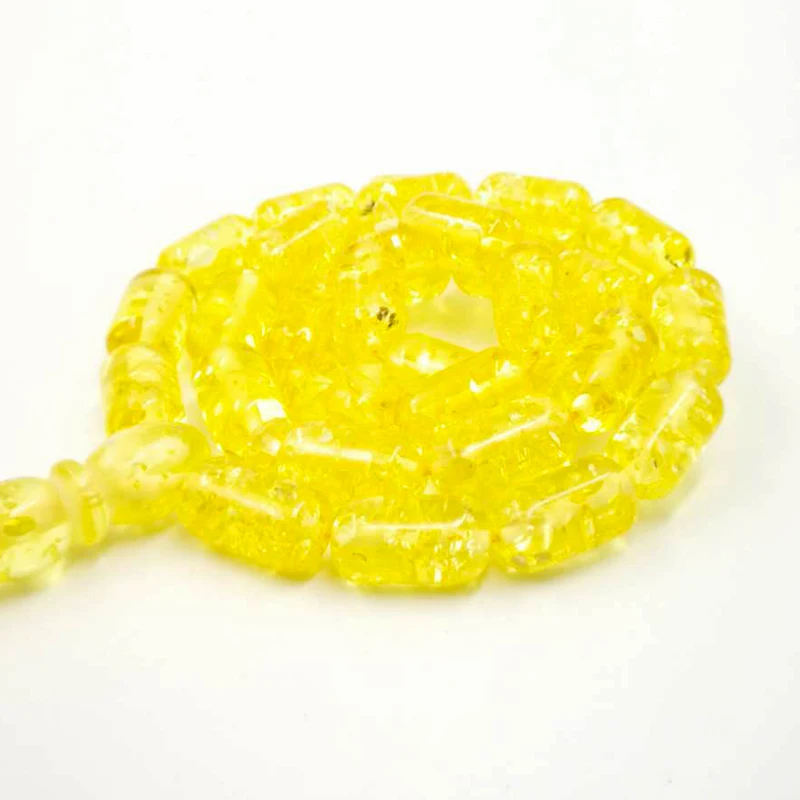 Золотой смоляный браслет Tasbih с роскошными металлическими кисточками