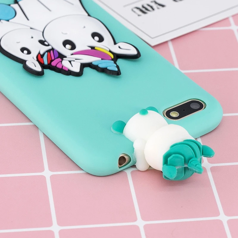 3D Cartoon Case For Honor 7S 7A 5.45&quot Unicorn Toys Silicone Back Cover Huawei Y5 Prime 2018 | Мобильные телефоны и