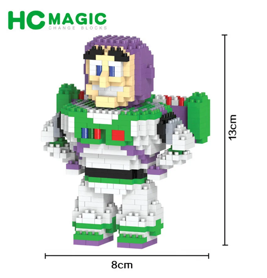 HC Magic alien DIY Мини здание нано космический человек блоки Детская игрушечная