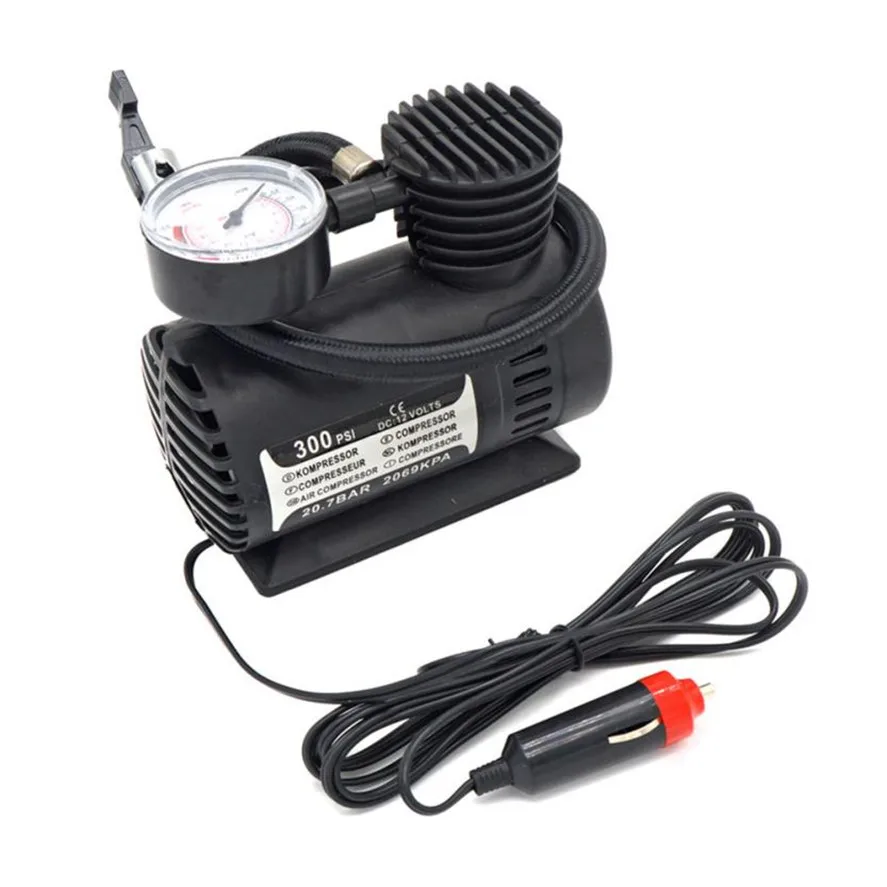 Новый мини воздушный компрессор 300psi C300 12V 1 шт. Автомобильный Электрический насос