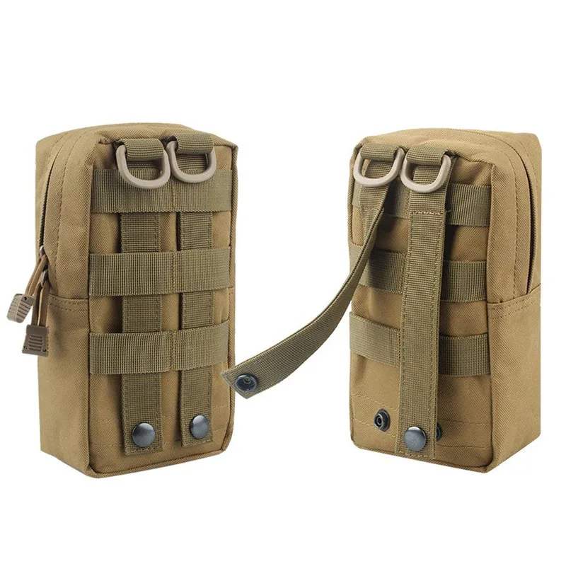 2 шт. Тактический аксессуар EDC Molle Сумка Утилита Сумка гаджет упаковка для снаряжения военный жилет поясная упаковка Открытый страйкбол телефон Органайзер