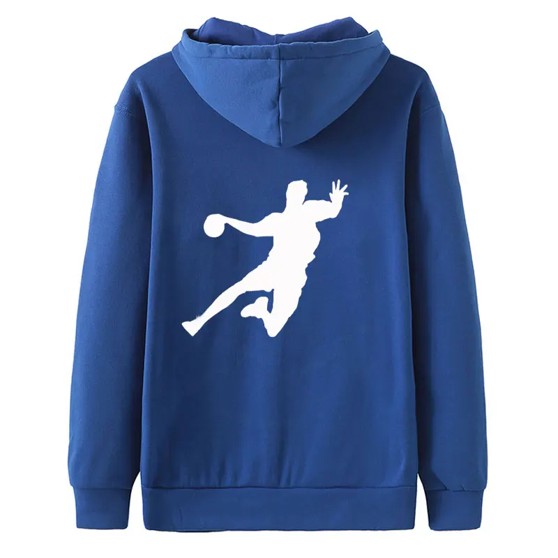 Новинка, толстовки с капюшоном, мужские футболки Keep Calm And Play Handball, мужские хип-хоп толстовки с капюшоном, мужские повседневные толстовки с капюшоном, брендовая одежда